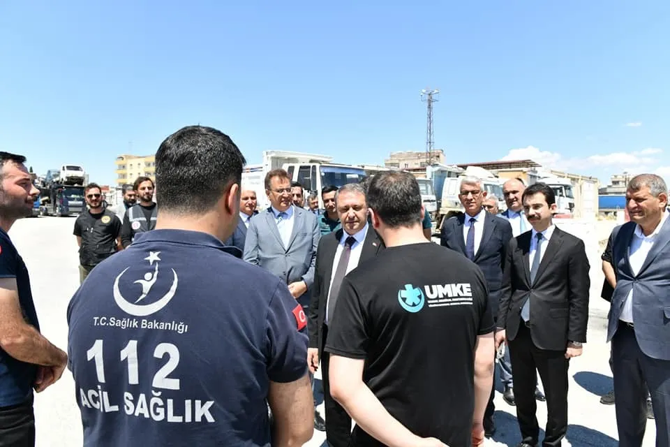 Vali Şıldak'tan Akçakale Gümrük Kapısı’nda inceleme