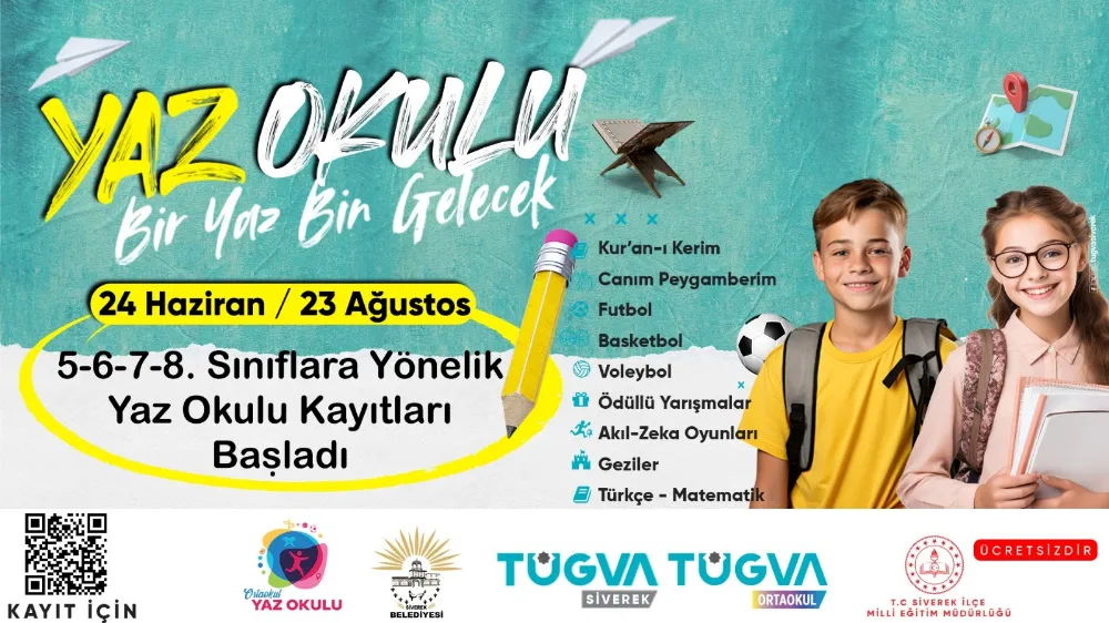 TÜGVA Siverek yaz okulu kayıtları başladı