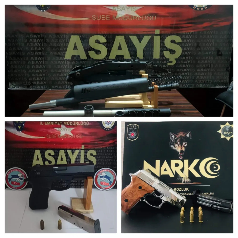 Silah operasyonu: 11 gözaltı
