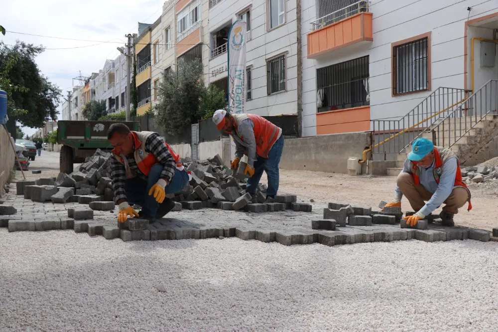 HALİLİYE BELEDİYESİNDEN HUMMALI ÜSTYAPI ÇALIŞMASI