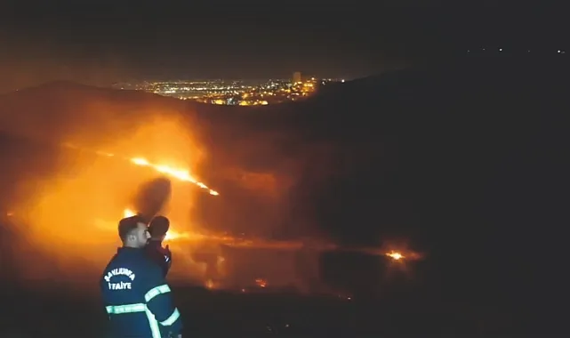 Eyyübiye'de alevli gece