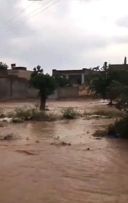 Sağanak yağış sele neden oldu