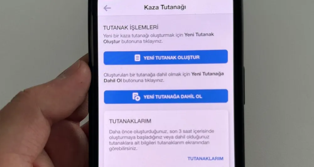 Kaza tespit tutanağı artık e-Devlet’te
