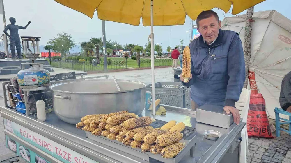 Süt mısırı tezgâhlarda yerini aldı