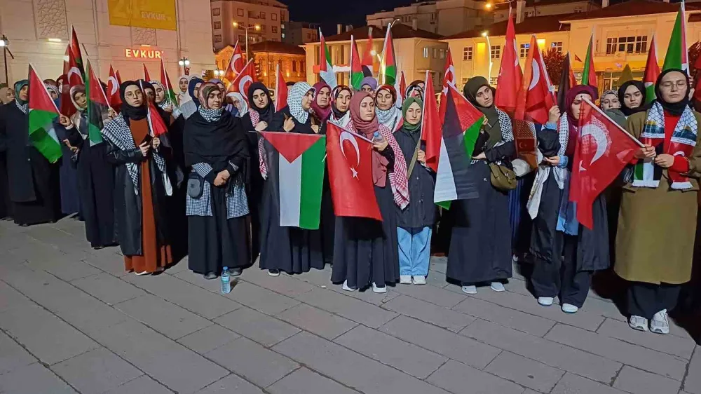 İsrail’in saldırıları protesto edildi