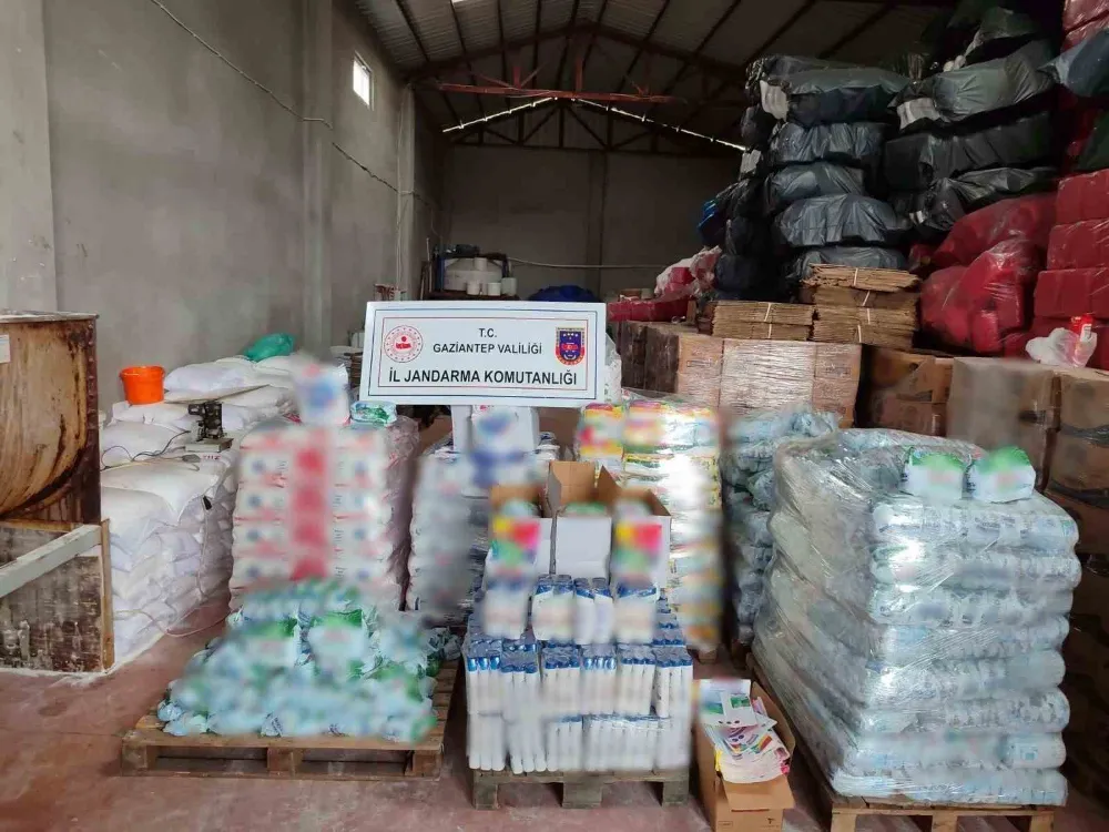 2,5 milyon TL değerinde sahte deterjan ele geçirildi