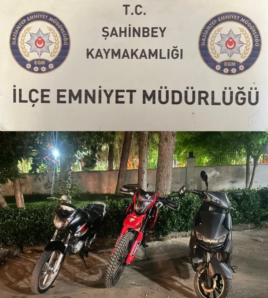 3 motosiklet hırsızlığı şüphelisi yakalandı
