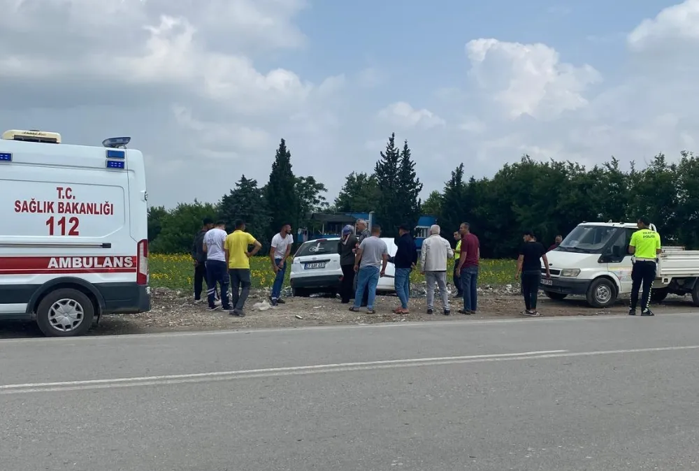 Kontrolden çıkan otomobil takla attı: 3 yaralı