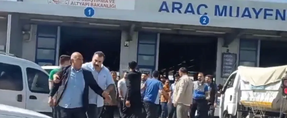 Muayene istasyonu karıştı!