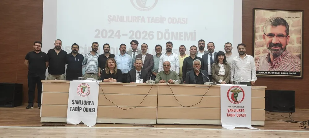 Urfa Tabip Odası'nın yeni yönetimi belli oldu