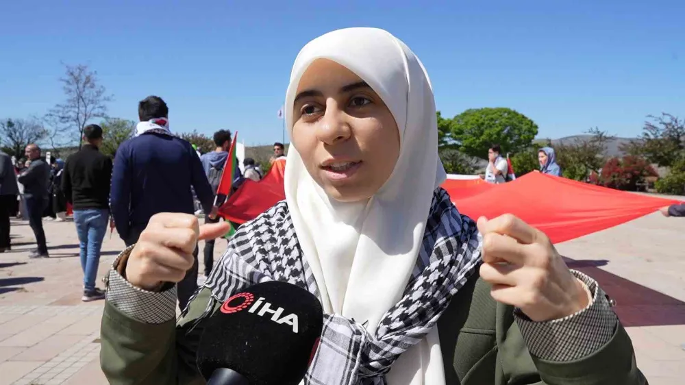 Filistinli öğrenciden Müslümanlara çağrı: "Filistin hepimizin, boykot yapmalıyız"