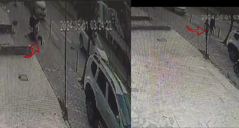 Yolun karşısına geçmeye çalışan çocuğa motosiklet çarptı