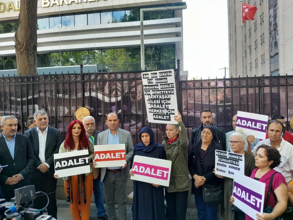 Urfa Baro Başkanı Şenyaşar ailesini yalnız bırakmadı