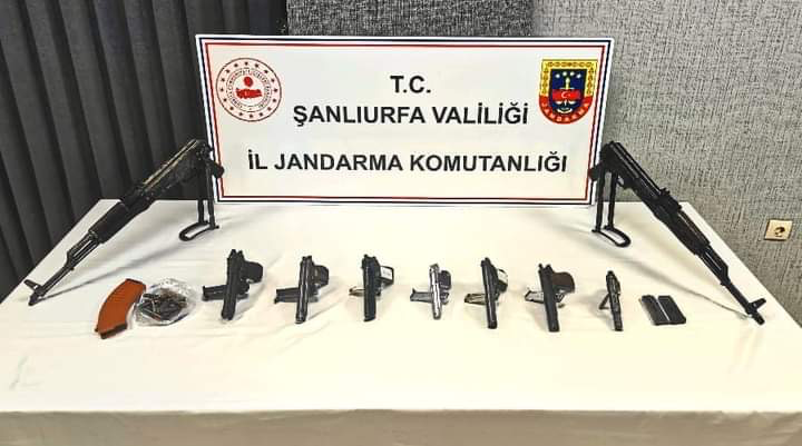 VİRANŞEHİR'DE RUHSATSIZ SİLAH OPERASYONU :7 GÖZALTI