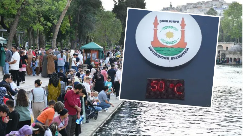 Şanlıurfa’da kavurucu sıcaklar! İşte ölçülen en yüksek sıcaklık
