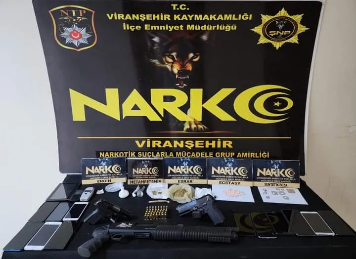 VİRANŞEHİR’DE UYUŞTURUCU OPERASYONU: 7 GÖZALTI
