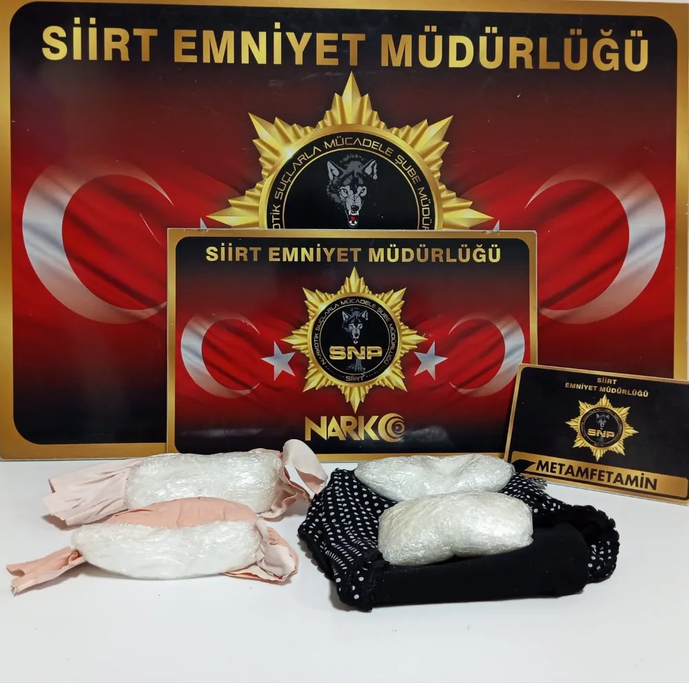Metamfetamin ele geçirildi