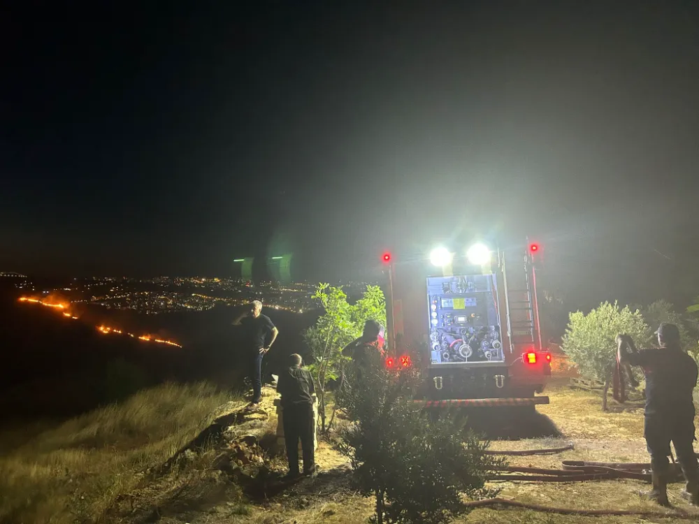 Urfa’da ormanlık alanda yangın