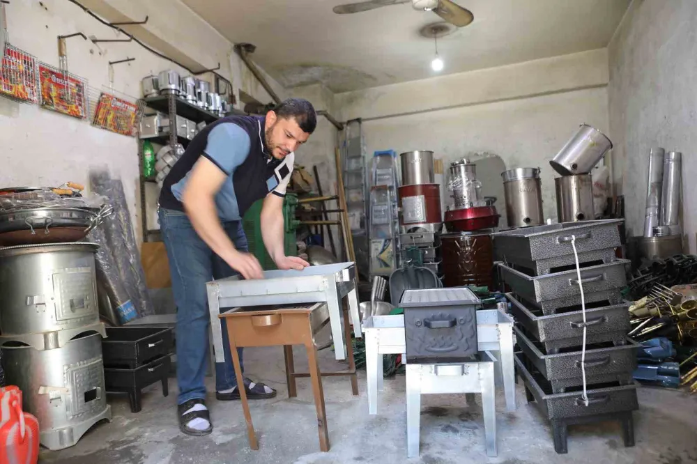 Piknik sezonuyla birlikte mangal satışlarında artış yaşanıyor