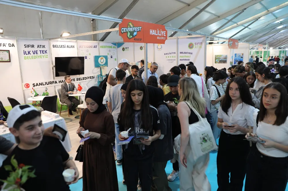 HALİLİYE BELEDİYESİ, SIFIR ATIK PROJELERİYLE ÇEVREFEST’TE İLGİ GÖRÜYOR