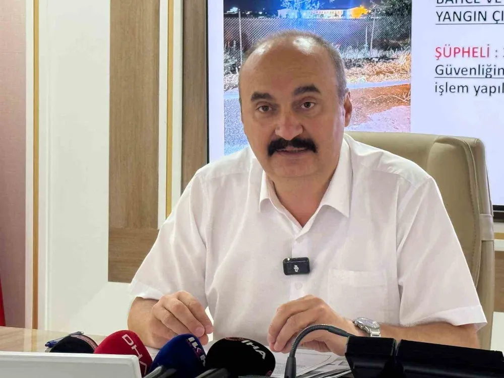 Valisi Canalp: "Anız yakmış çiftçilerimize idari para cezalarının yanı sıra 5 yıl süreyle tarımsal destekleri kesiyoruz"