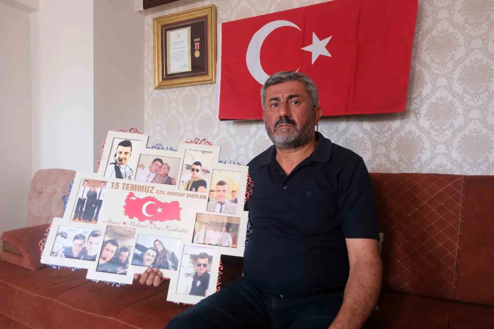 15 Temmuz şehidi ikiz polislerin babası: "Evlatsız yaşarım ama vatansız yaşayamam"