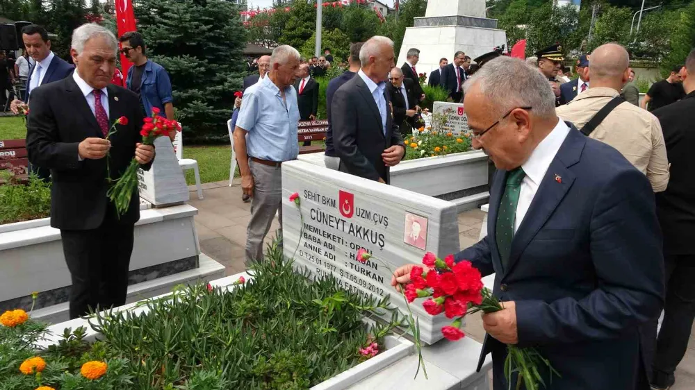 15 Temmuz’da şehitler anıldı