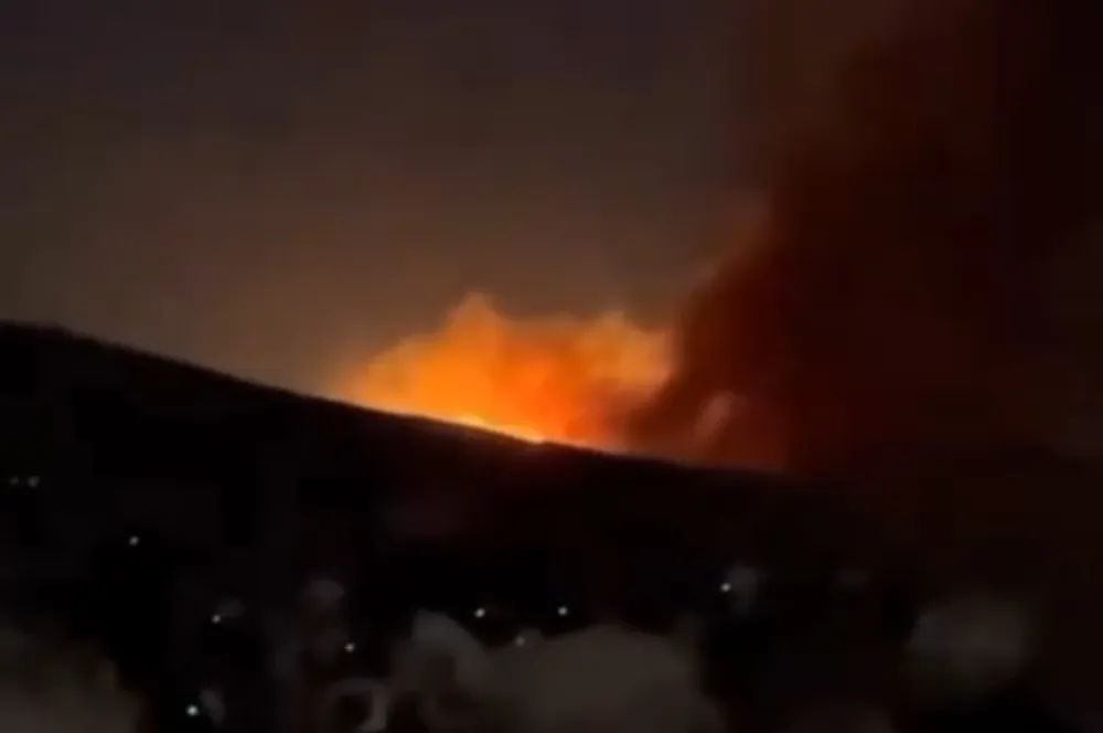Çıkan anız yangını söndürüldü