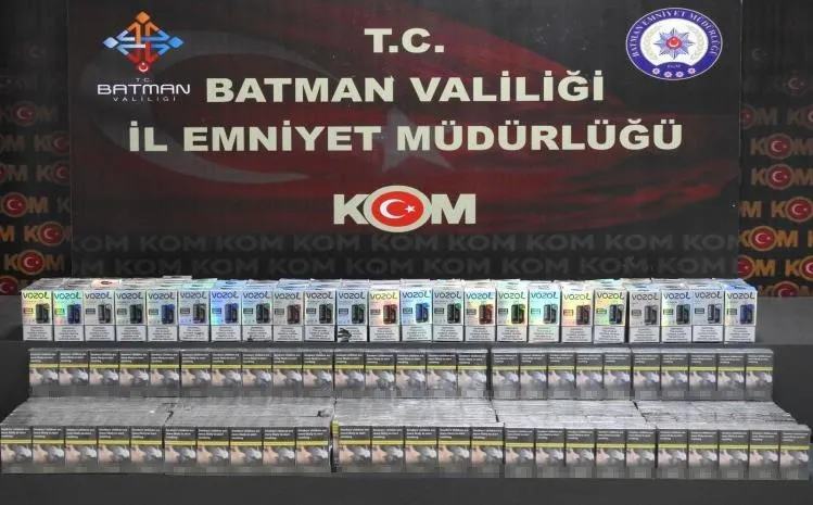 Gümrük kaçağı sigaralar ele geçirildi: 2 gözaltı