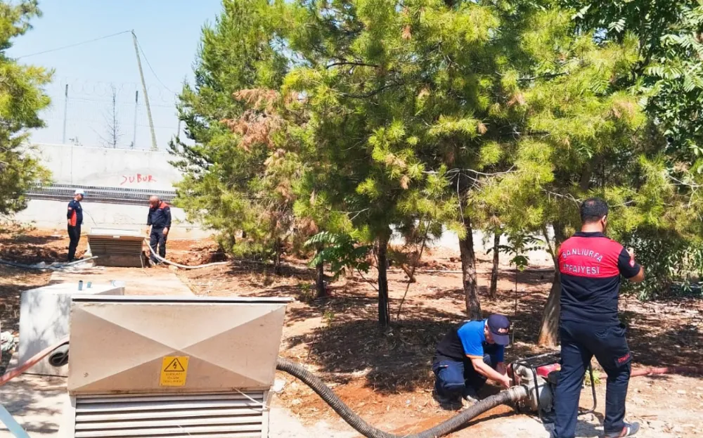 Boru patladı: Urfa elektriksiz kalma riskiyle karşı karşıya