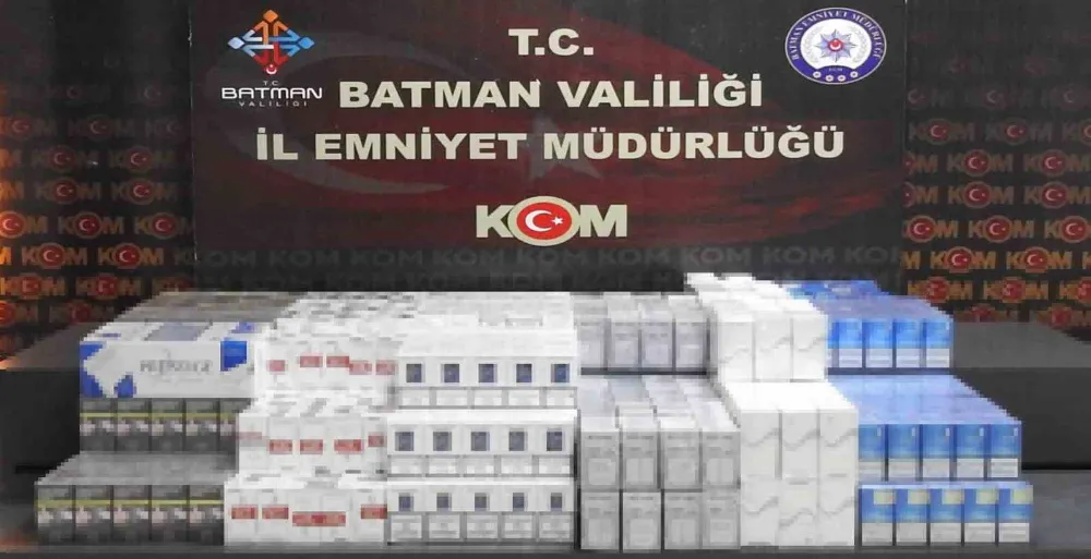 Gümrük kaçağı sigaralar kargo firmasında yakalandı