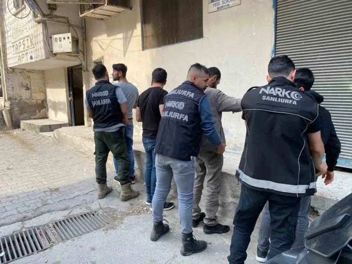 Şanlıurfa Emniyeti’nden geniş kapsamlı operasyon
