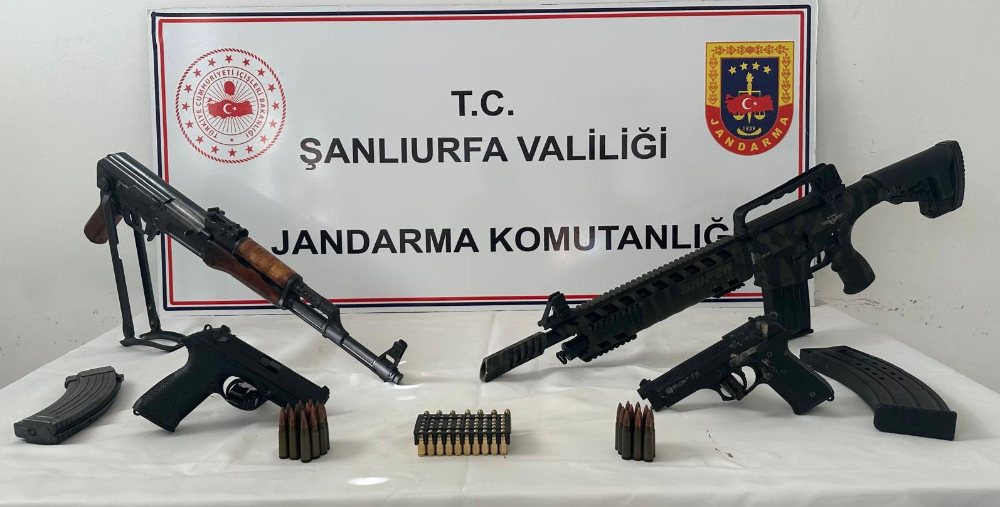 Urfa 'da silah operasyonu