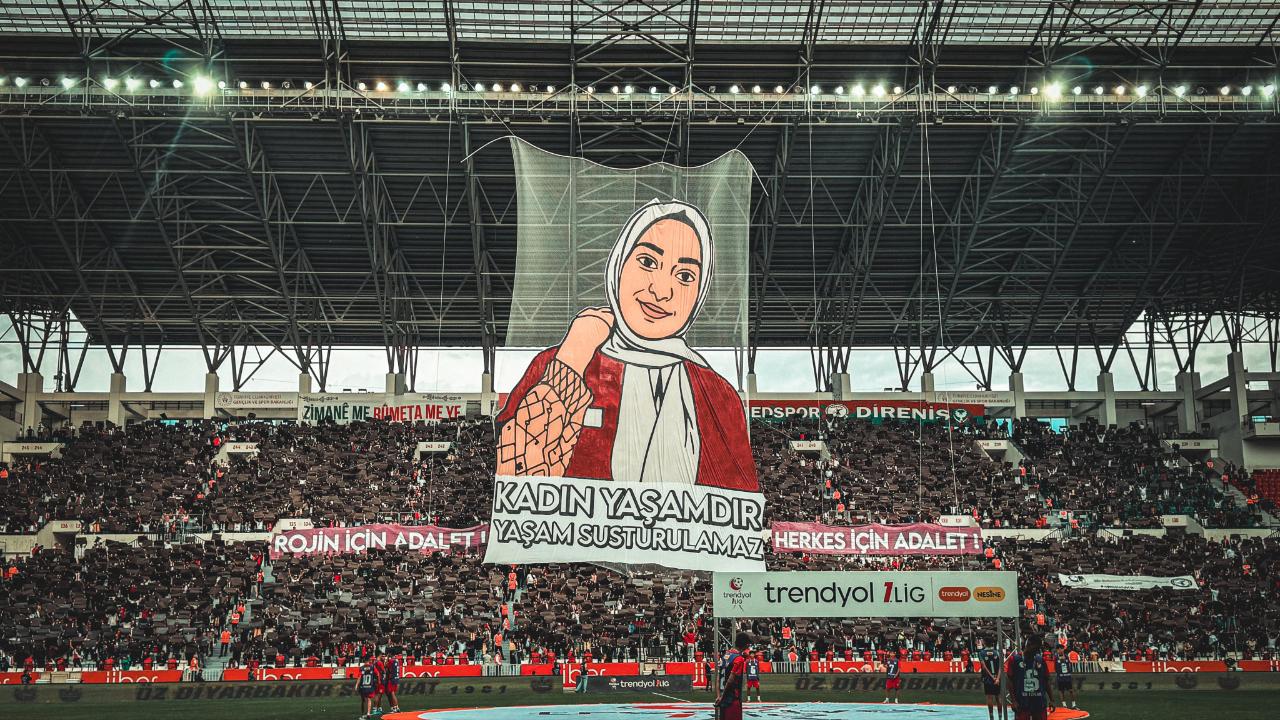 Amedsporlular, 'Rojin için adalet' istedi