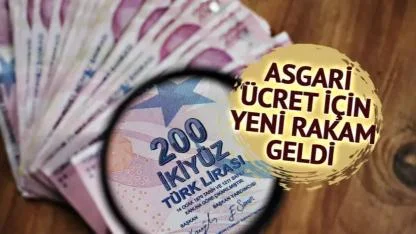 Asgari ücret için rakam verdi