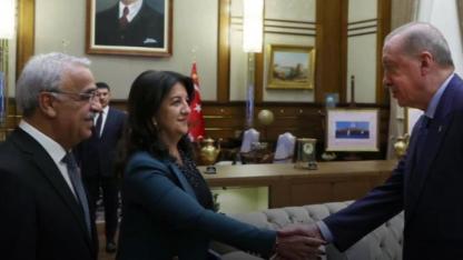 Cumhurbaşkanı Erdoğan, DEM Parti Heyeti'yle Beştepe'de görüştü