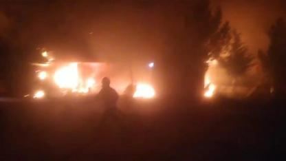 Faciadan dönüldü: Restoran yangınında içerideki tüpler çıkarıldı