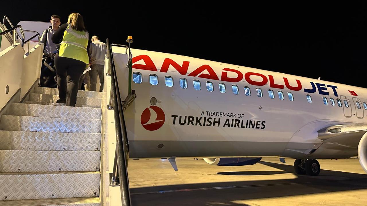GAP Havalimanında hareketli anlar
