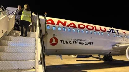 GAP Havalimanında hareketli anlar