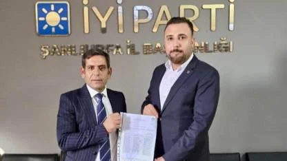 İYİ Parti Eyyübiye İlçe Başkanı Demir, mazbatasını aldı