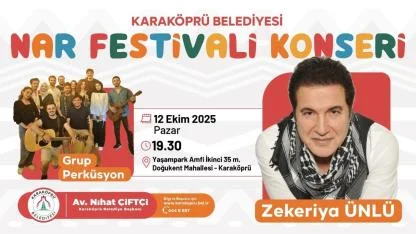Karaköprü’de nar festivali coşkusu başlıyor