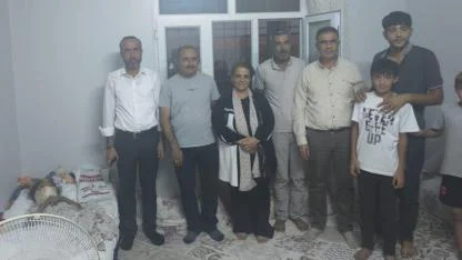 Kaza geçiren Elif Su’yu yalnız bırakmadılar