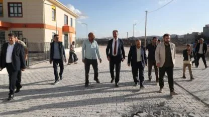 Kuş, yol yapım çalışmalarını inceledi (VİDEO)
