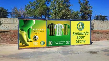 Maç günleri Şanlıurfaspor Store satış noktası açık kalacak