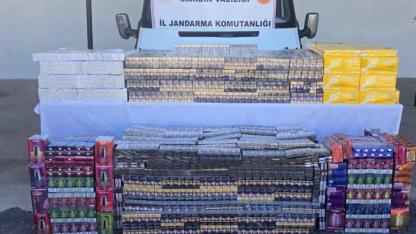 Minibüste 2 milyon liralık kaçak sigara operasyonu