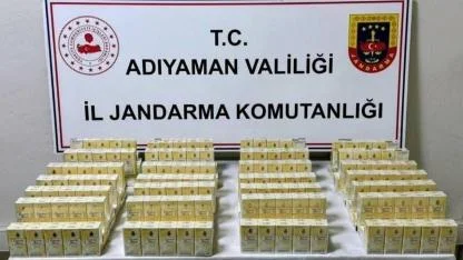 530 paket kaçak sigara ele geçirildi