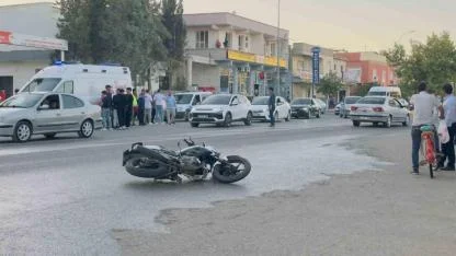 Şanlıurfa’da otomobil ile motosiklet çarpıştı: 1 yaralı