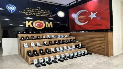 Şanlıurfa’da 9 milyon 600 bin TL değerinde kaçak telefon ele geçirildi