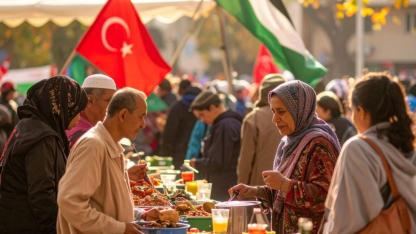 Şanlıurfa Gazze için ayakta
