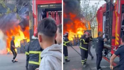 Şanlıurfa ŞUTİM’de yangın (VİDEO)